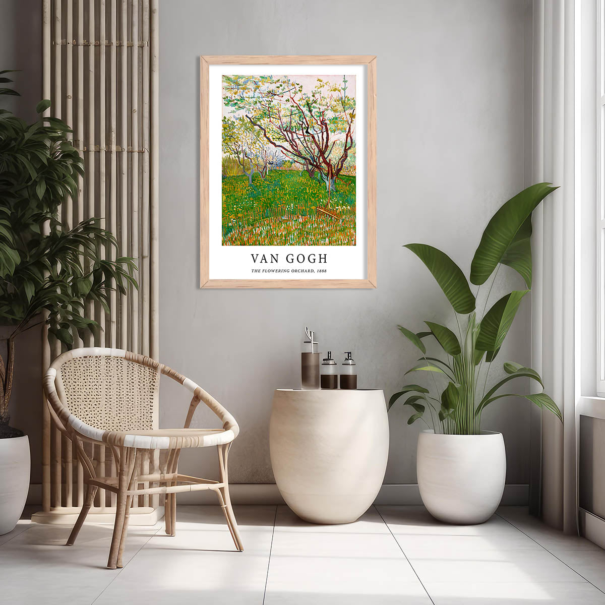 Nature Inspired Framed Art Posters for Home and Office Wall Decor