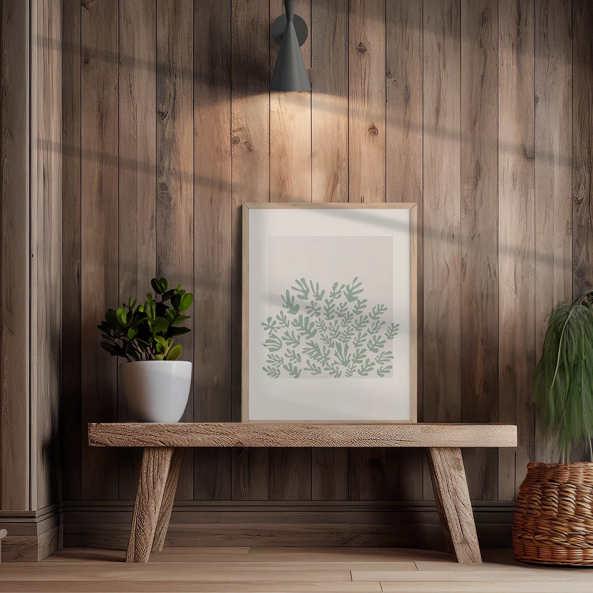 Nature Inspired Framed Art Posters for Home and Office Wall Decor