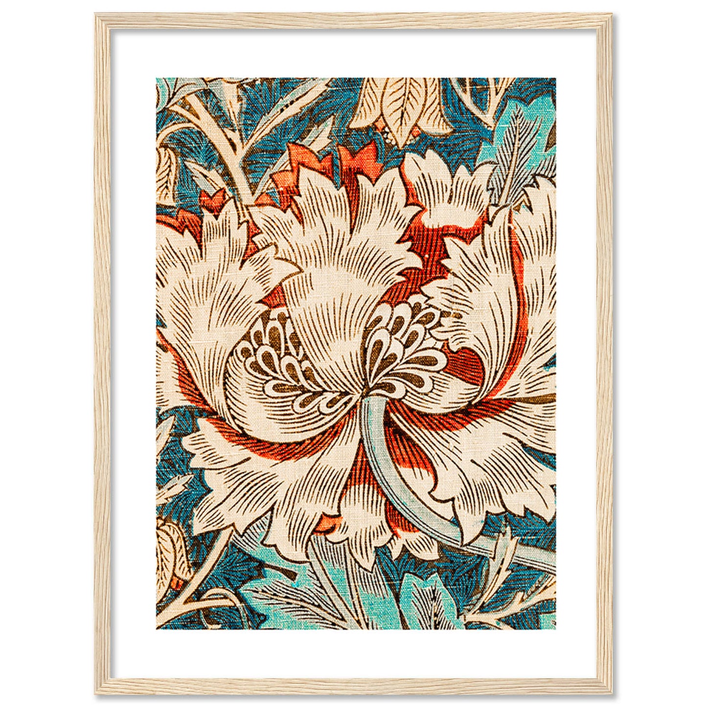 Floral Framed Art Posters for Home and Office Wall Decor