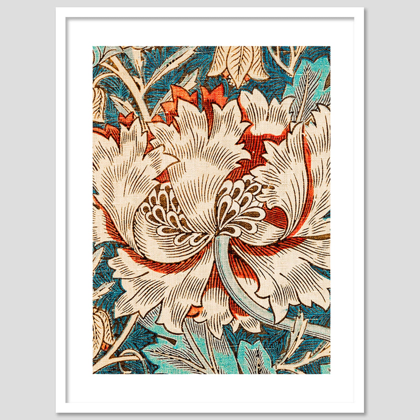 Floral Framed Art Posters for Home and Office Wall Decor