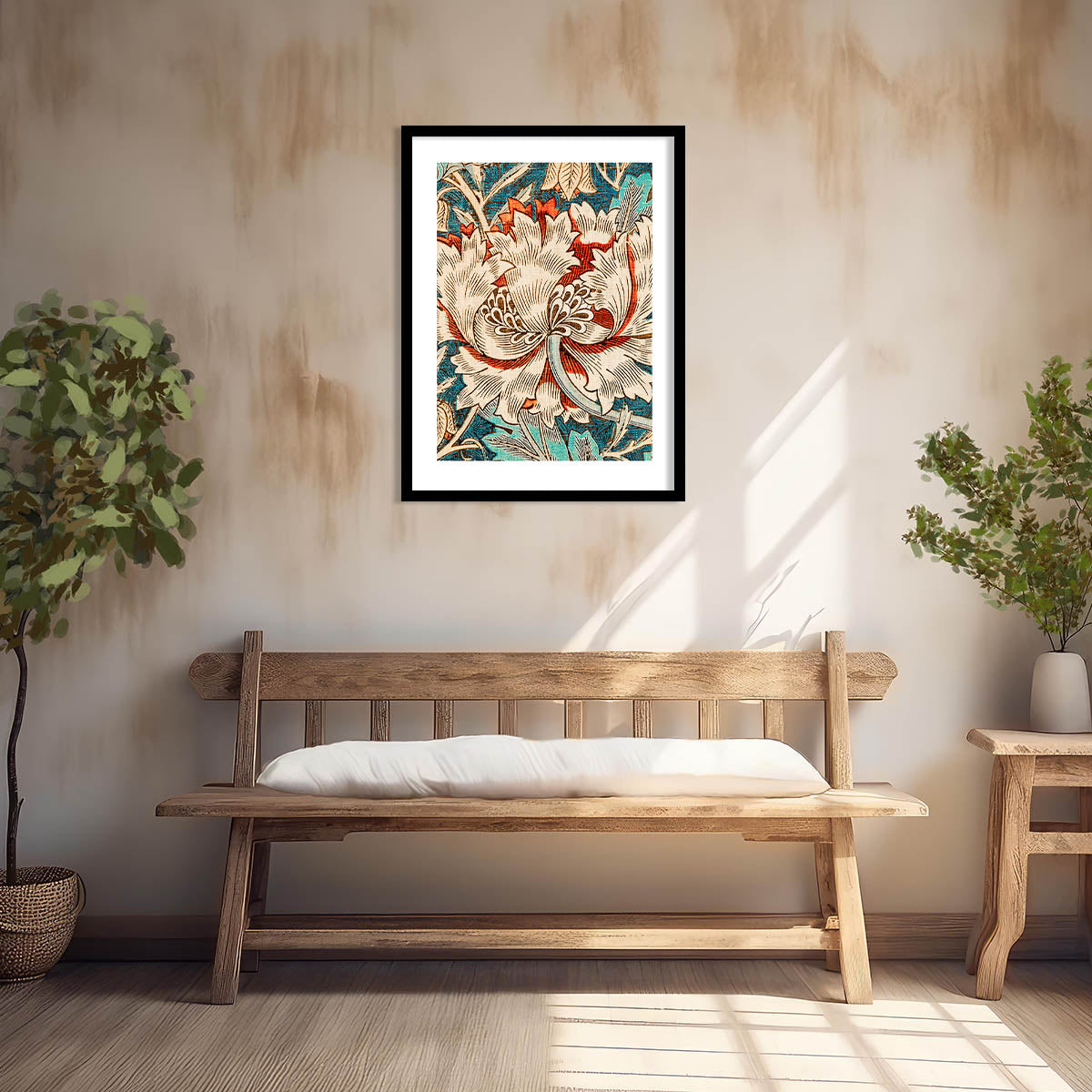 Floral Framed Art Posters for Home and Office Wall Decor