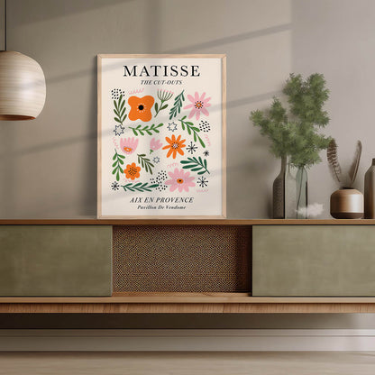 Floral Framed Art Posters for Home and Office Wall Decor