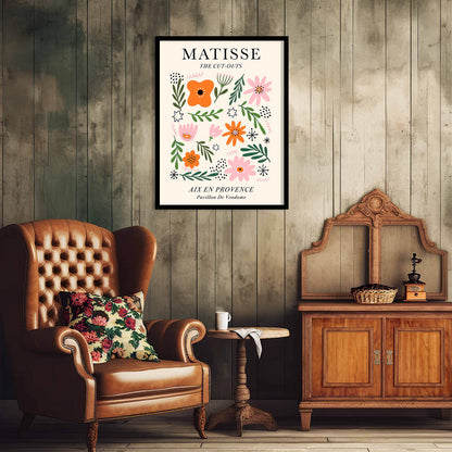 Floral Framed Art Posters for Home and Office Wall Decor