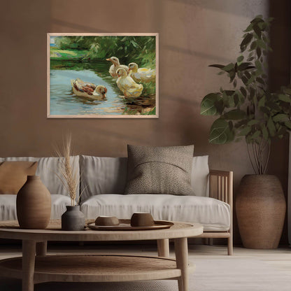 Ducks Wall Art Living Room Bedroom Home and Office Wall Decor Art Posters