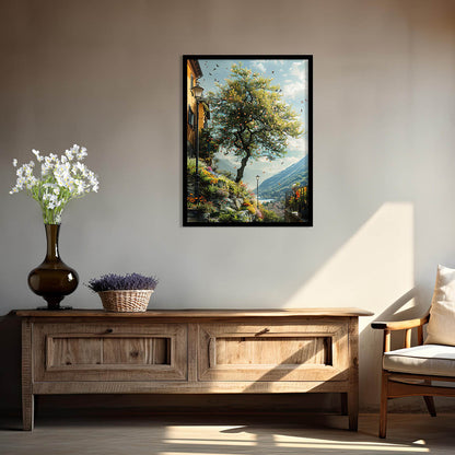 Nature Inspired Framed Art Posters for Home and Office Wall Decor