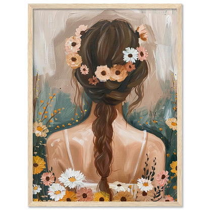 Floral Framed Art Posters for Home and Office Wall Decor