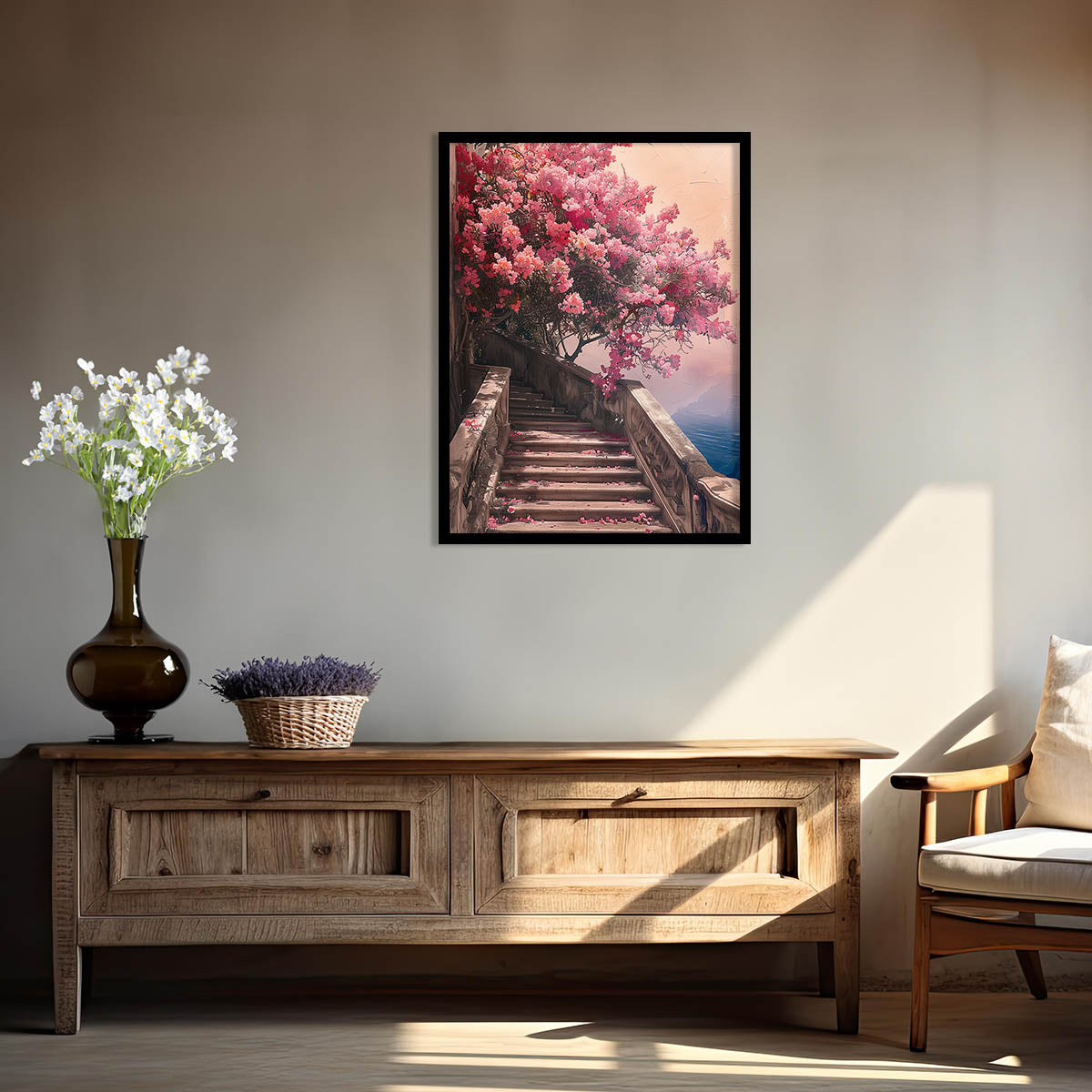 Nature Inspired Framed Art Posters for Home and Office Wall Decor