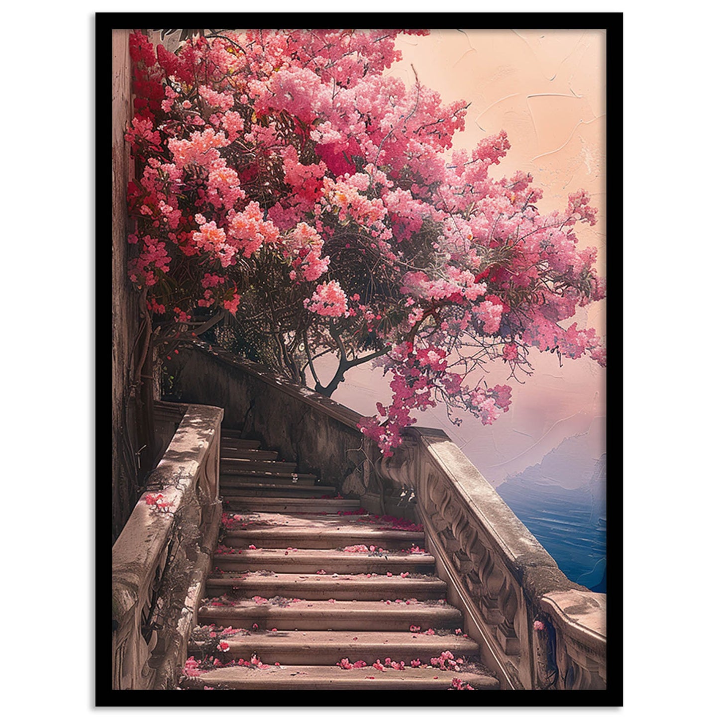 Nature Inspired Framed Art Posters for Home and Office Wall Decor