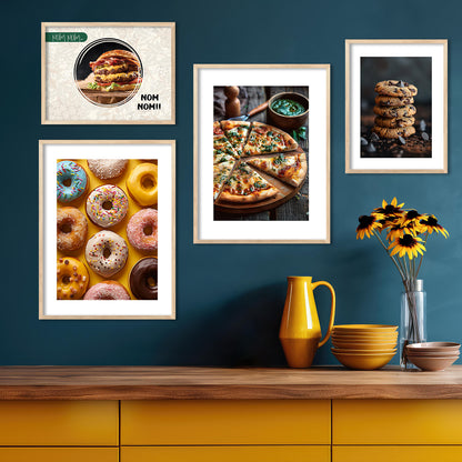 Framed Posters for Kitchen and Restaurant Wall Décor