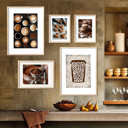 Framed Posters for Kitchen and Restaurant Wall Décor