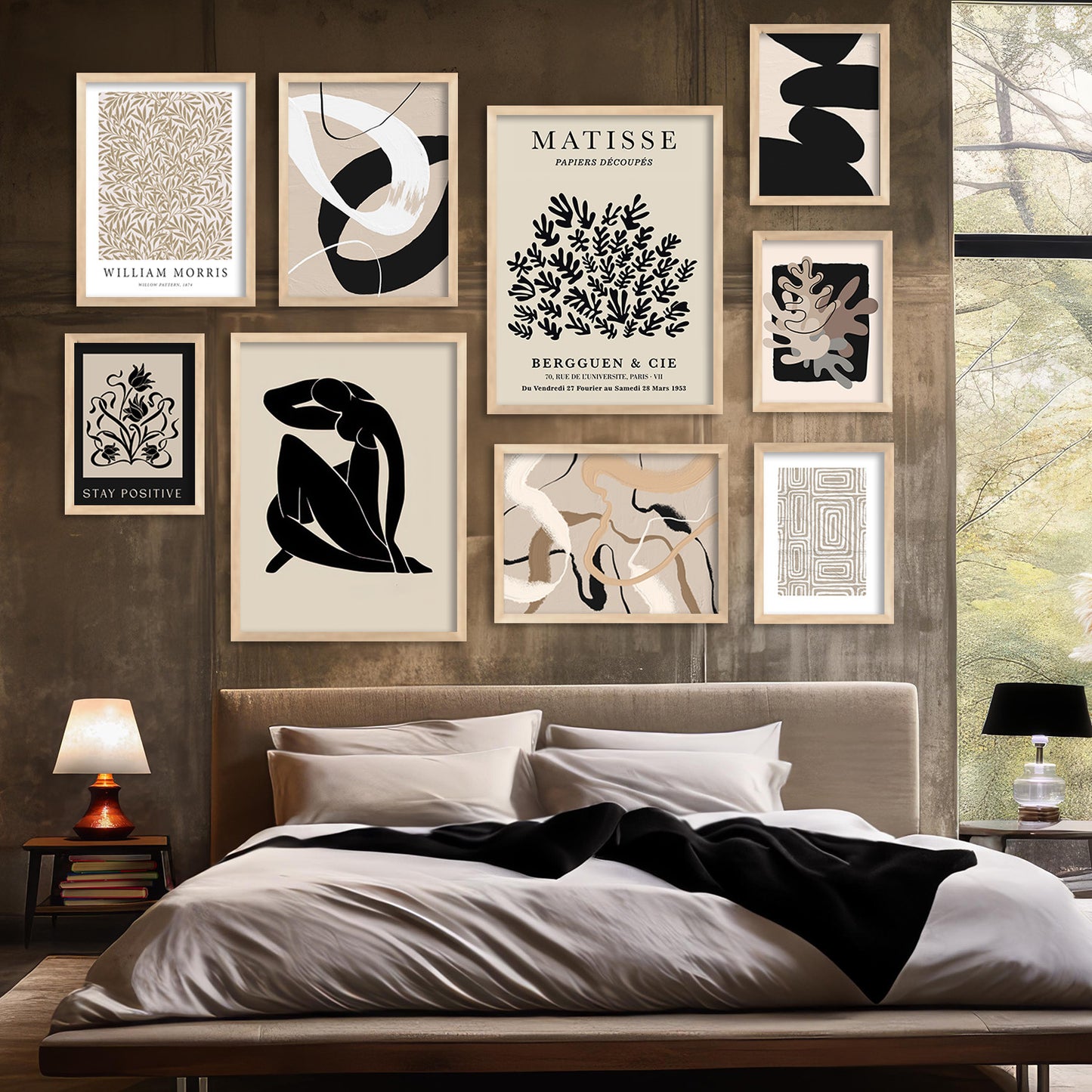 Framed Art Posters for Home and Office Wall Decor