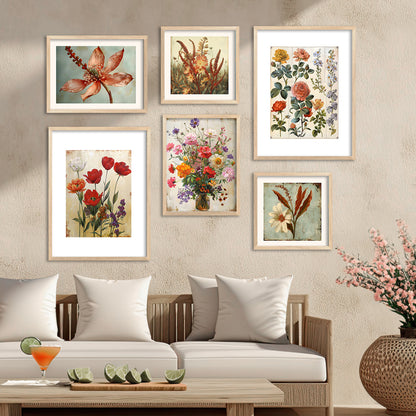 Floral Framed Posters for Home & Office Decor