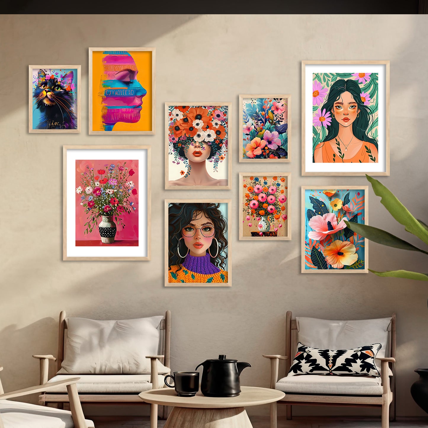 Modern Wall Art Paintings For Wall Decor Living Room Wall Frames