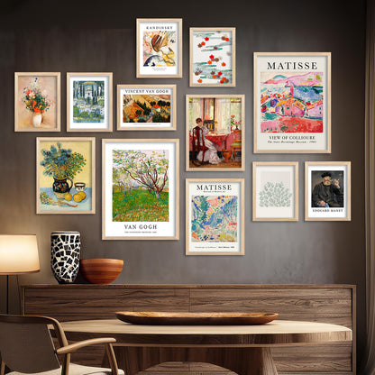 Modern Framed Art Posters for Home and Office Wall Decor