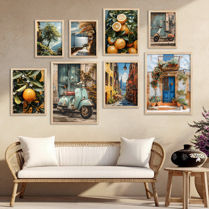 Nature Inspired Framed Art Posters for Home and Office Wall Decor