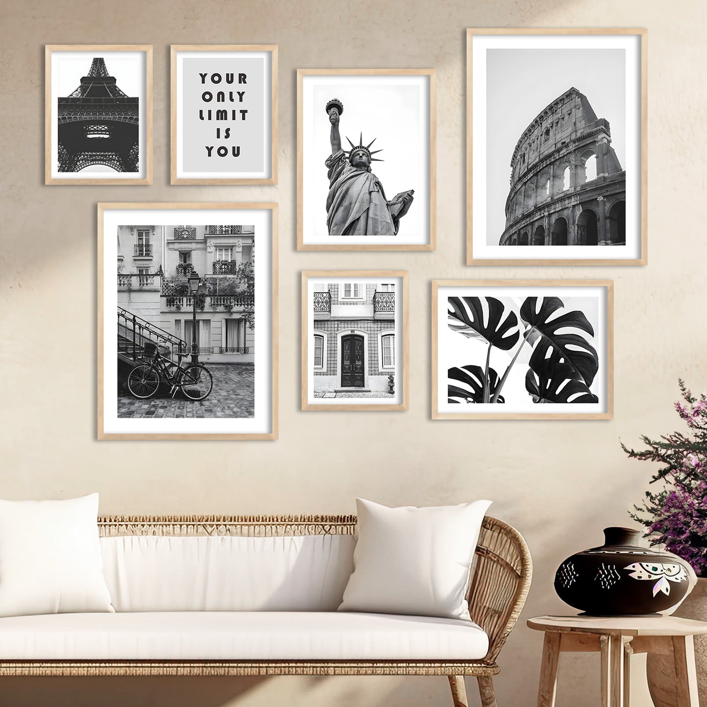 Eiffel Tower Wall Painting For Living Room Bedroom Home and Office Wall Decor Art Posters