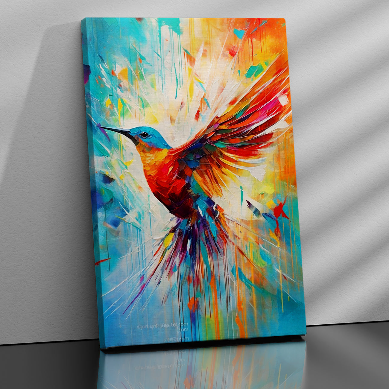 Vibrant Bird Canvas Paintings | Nature-Inspired Artistry Canvas Paintings for Living Room Bedroom Home and Office Wall Decor