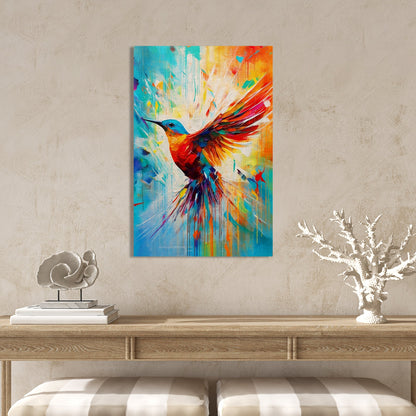 Vibrant Bird Canvas Paintings | Nature-Inspired Artistry Canvas Paintings for Living Room Bedroom Home and Office Wall Decor