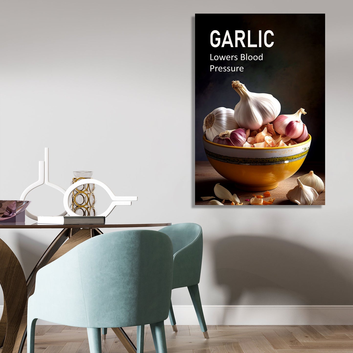 Garlic Canvas Paintings for Restaurant Kitchen Cafe Wall Decor