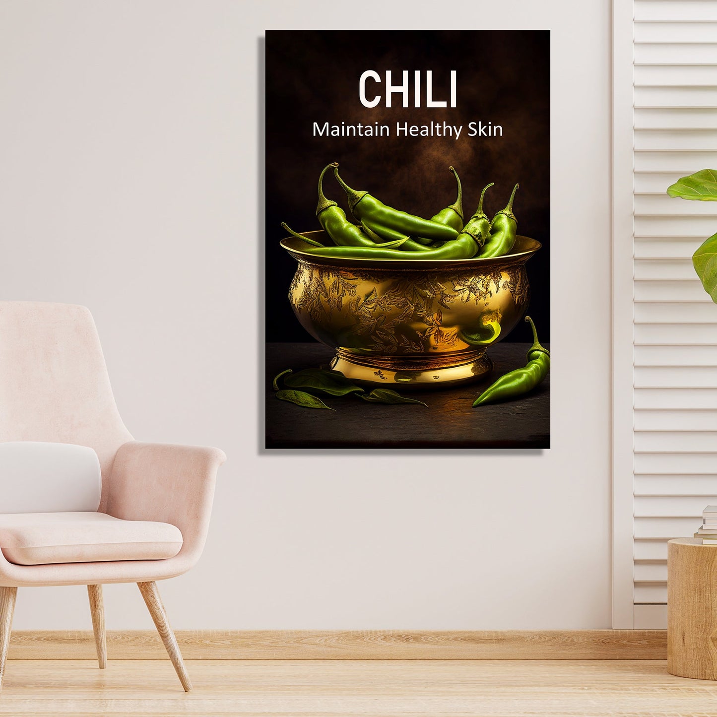 Benefits of Chili Canvas Paintings for Restaurant Kitchen Cafe Wall Decor