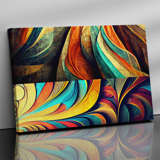 Beautiful Vibrant Colors Modern Art Painting for Home and Office Wall Decor