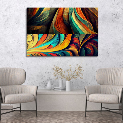 Beautiful Vibrant Colors Modern Art Painting for Home and Office Wall Decor