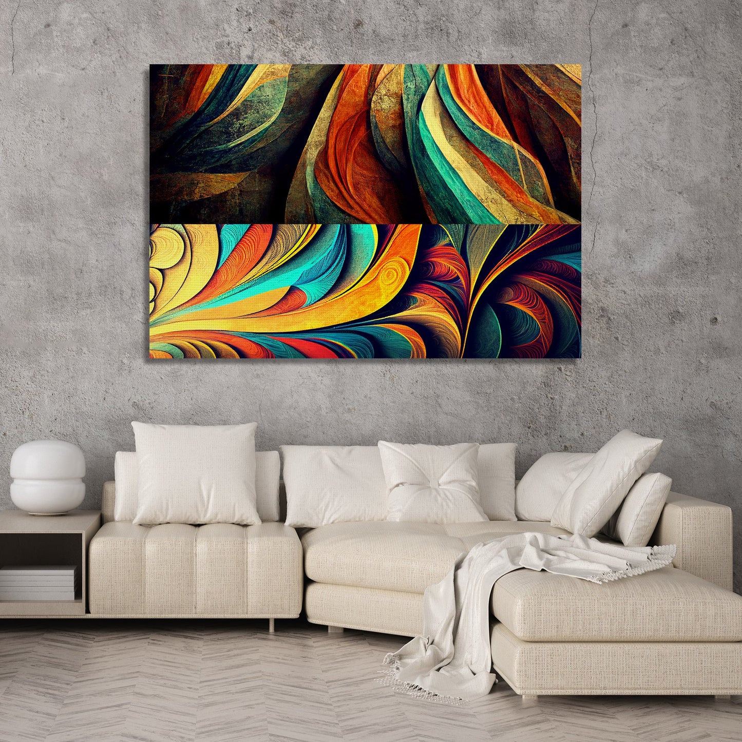 Beautiful Vibrant Colors Modern Art Painting for Home and Office Wall Decor