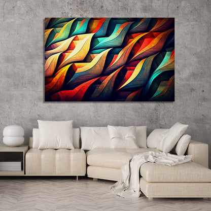 Modern Abstract Art Canvas Painting for Wall Decor