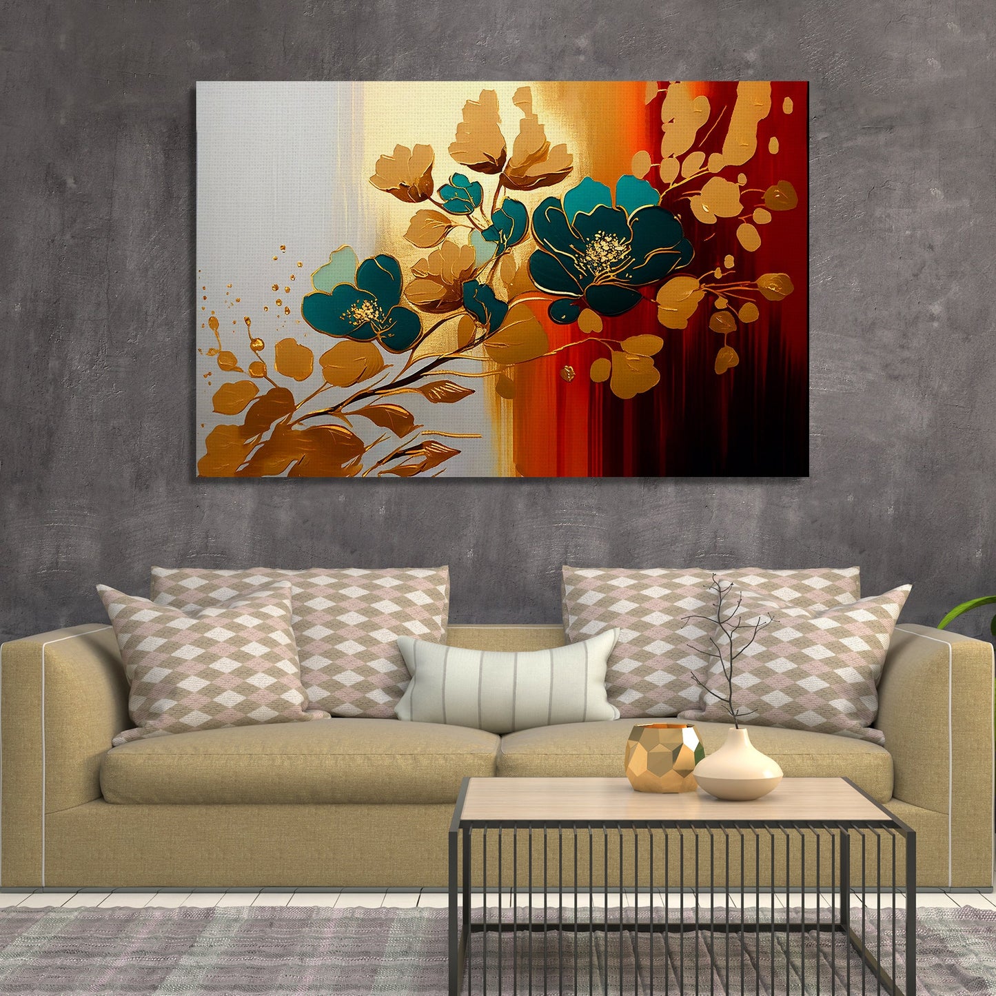 Nature Inspired Modern Art Canvas Painting