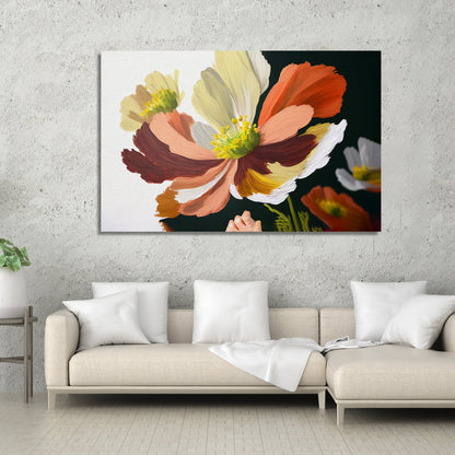 Modern Floral Art Canvas for Wall Decor