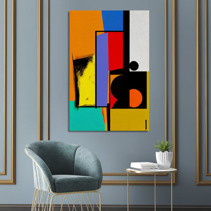 Vibrant Colors Abstract Modern Art Canvas Paintings