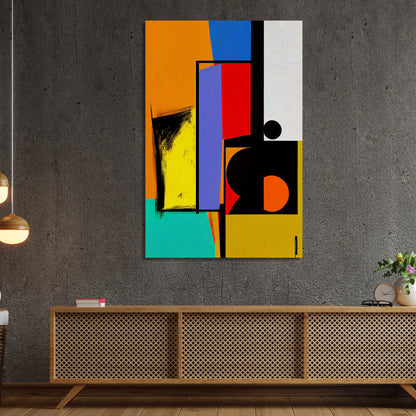 Vibrant Colors Abstract Modern Art Canvas Paintings