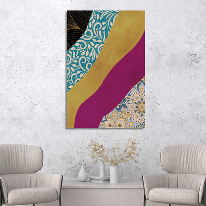 Vibrant Abstract Art Canvas - Modern Canvas Painting for Living Room Wall Decor