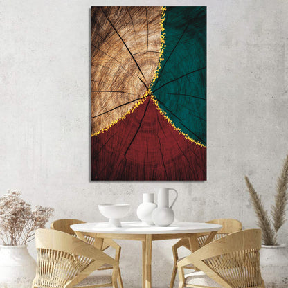 Vibrant Beautiful Black and Golden Canvas Painting - Abstract Art Canvas for Wall Decor