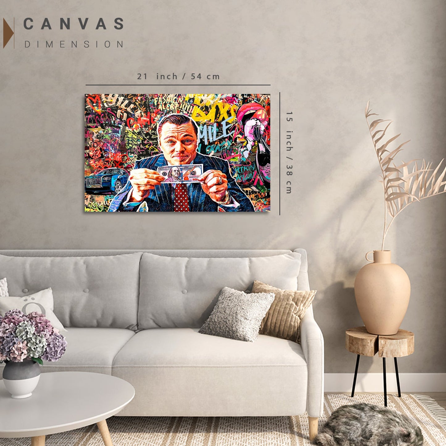 Leonardo DiCaprio Canvas Paintings | Iconic Hollywood Art Collection for Living Room Bedroom Wall Decoration