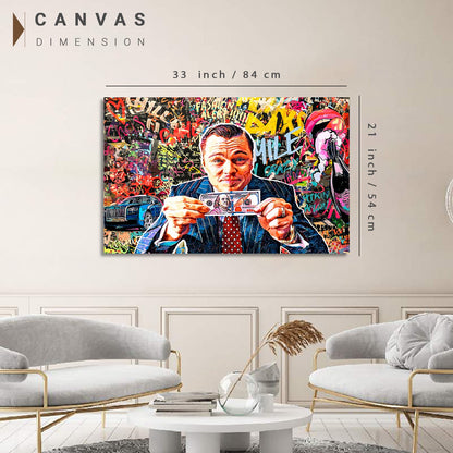 Leonardo DiCaprio Canvas Paintings | Iconic Hollywood Art Collection for Living Room Bedroom Wall Decoration