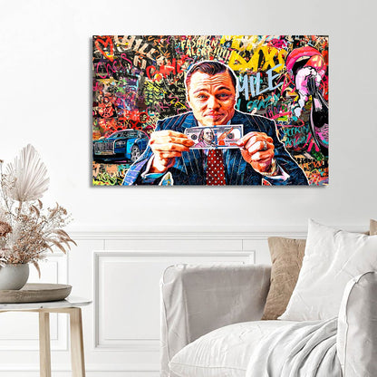 Leonardo DiCaprio Canvas Paintings | Iconic Hollywood Art Collection for Living Room Bedroom Wall Decoration