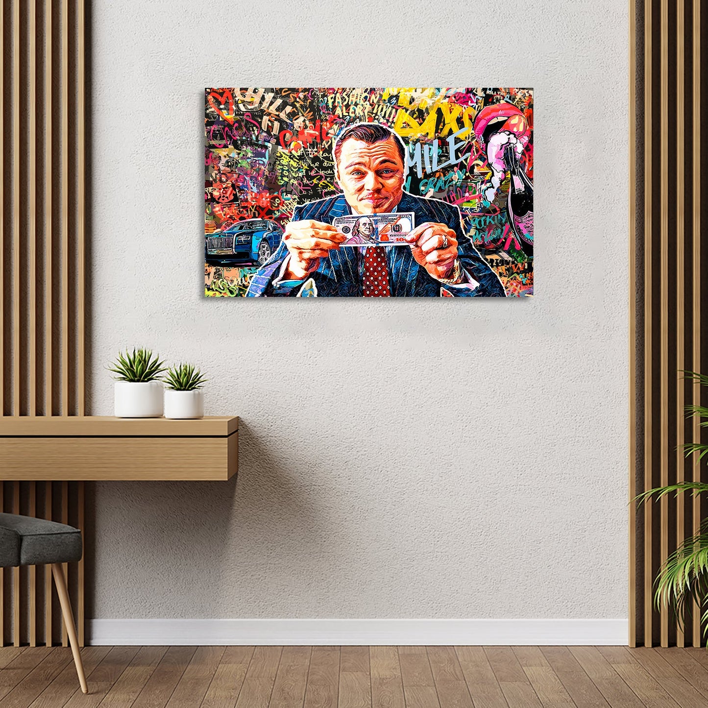 Leonardo DiCaprio Canvas Paintings | Iconic Hollywood Art Collection for Living Room Bedroom Wall Decoration