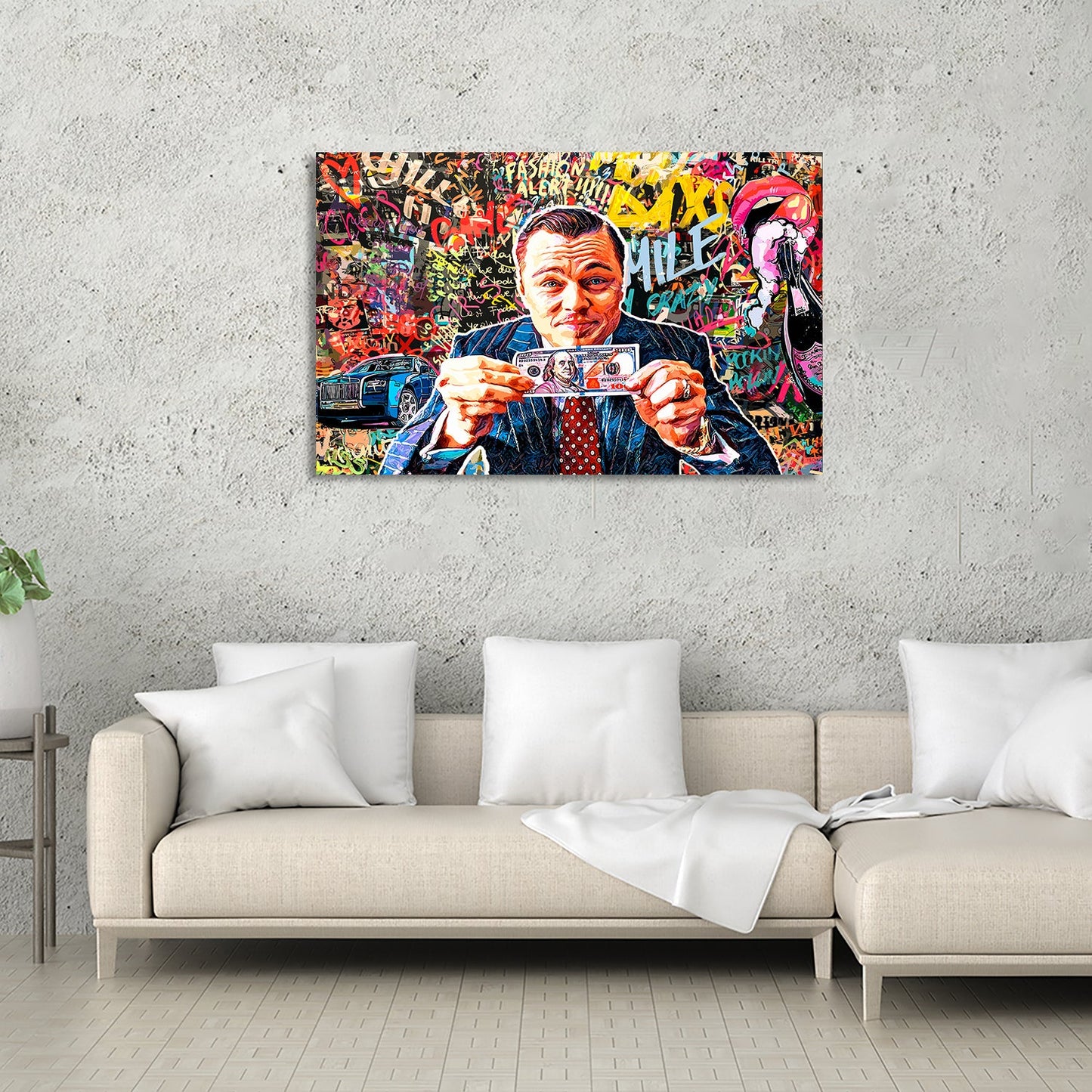 Leonardo DiCaprio Canvas Paintings | Iconic Hollywood Art Collection for Living Room Bedroom Wall Decoration