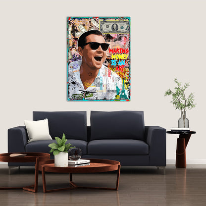 Leonardo DiCaprio Canvas Paintings | Iconic Hollywood Art Collection for Living Room Bedroom Wall Decor