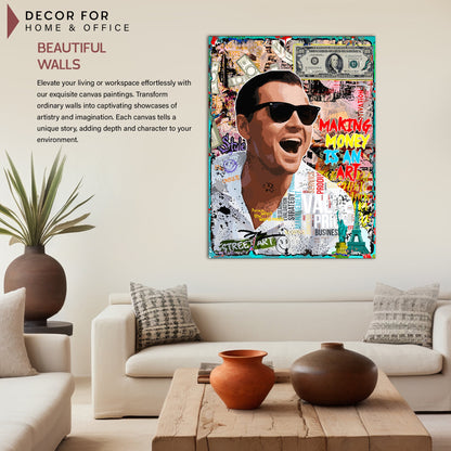 Leonardo DiCaprio Canvas Paintings | Iconic Hollywood Art Collection for Living Room Bedroom Wall Decor