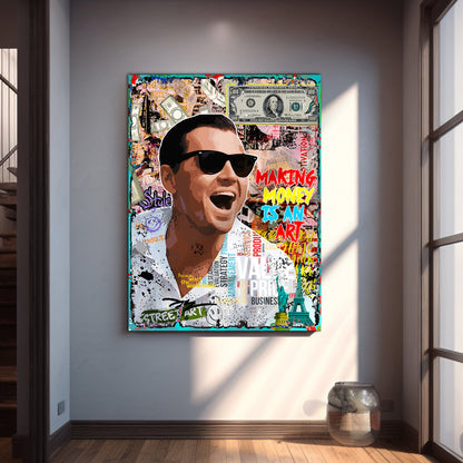 Leonardo DiCaprio Canvas Paintings | Iconic Hollywood Art Collection for Living Room Bedroom Wall Decor