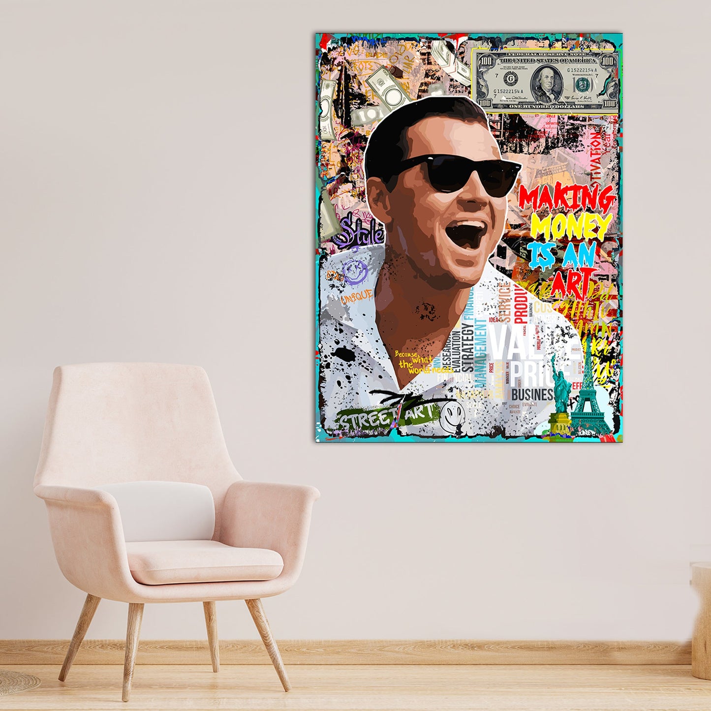 Leonardo DiCaprio Canvas Paintings | Iconic Hollywood Art Collection for Living Room Bedroom Wall Decor