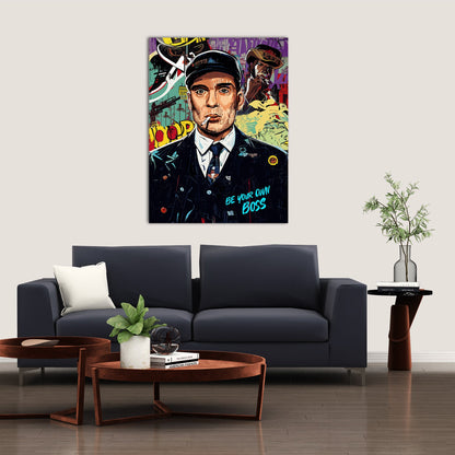 Thomas Shelby Canvas Paintings | Capturing the Enigmatic Peaky Blinders Icon for Living Room Bedroom Home Wall Decor