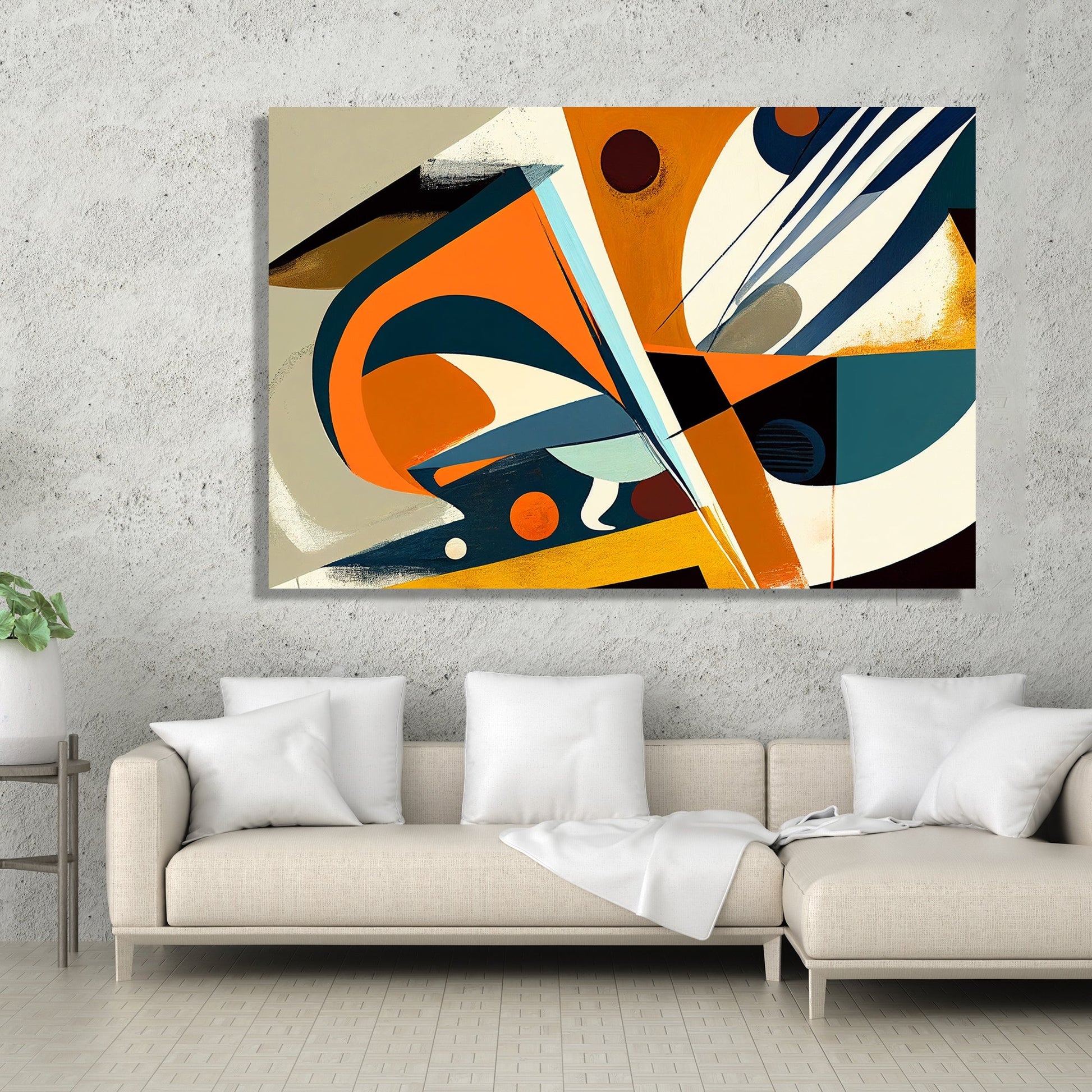 Kotart-Abstract Art Painting for Wall Decor - Modern Art Canvas Paintings for Living Room Bedroom Decor-Posters, Prints, & Visual Artwork