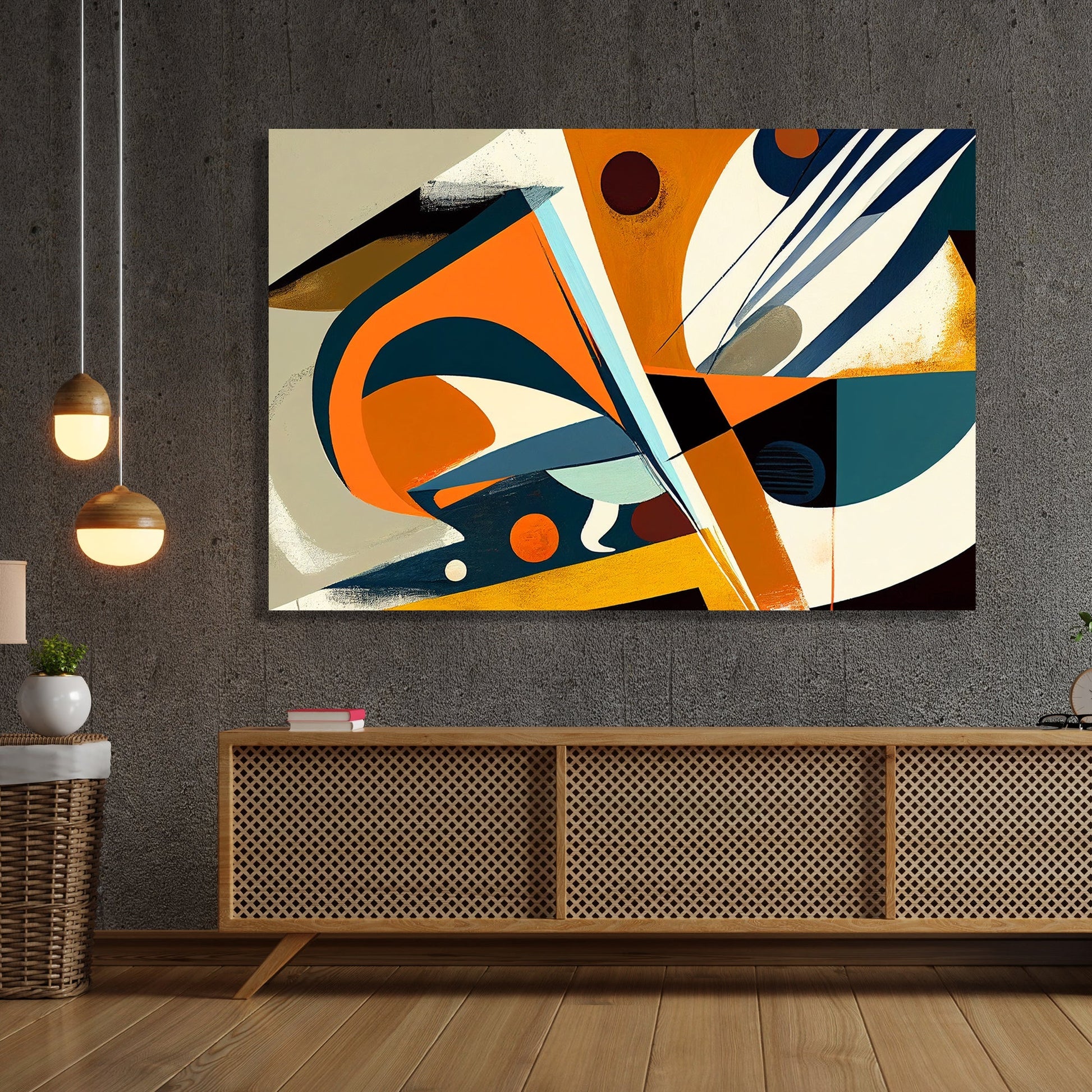Kotart-Abstract Art Painting for Wall Decor - Modern Art Canvas Paintings for Living Room Bedroom Decor-Posters, Prints, & Visual Artwork