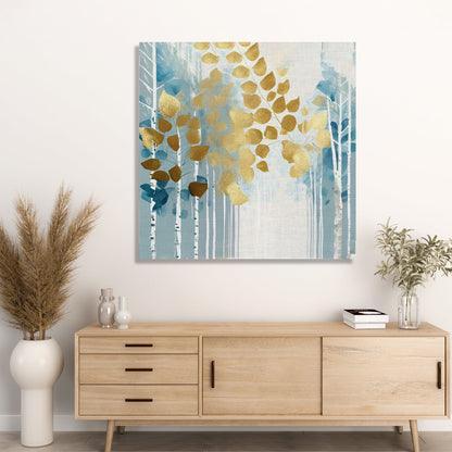 Kotart-Abstract Modern Art Canvas Paintings for Living Room Wall Decor - Nature Inspired Golden Painting-Posters, Prints, & Visual Artwork