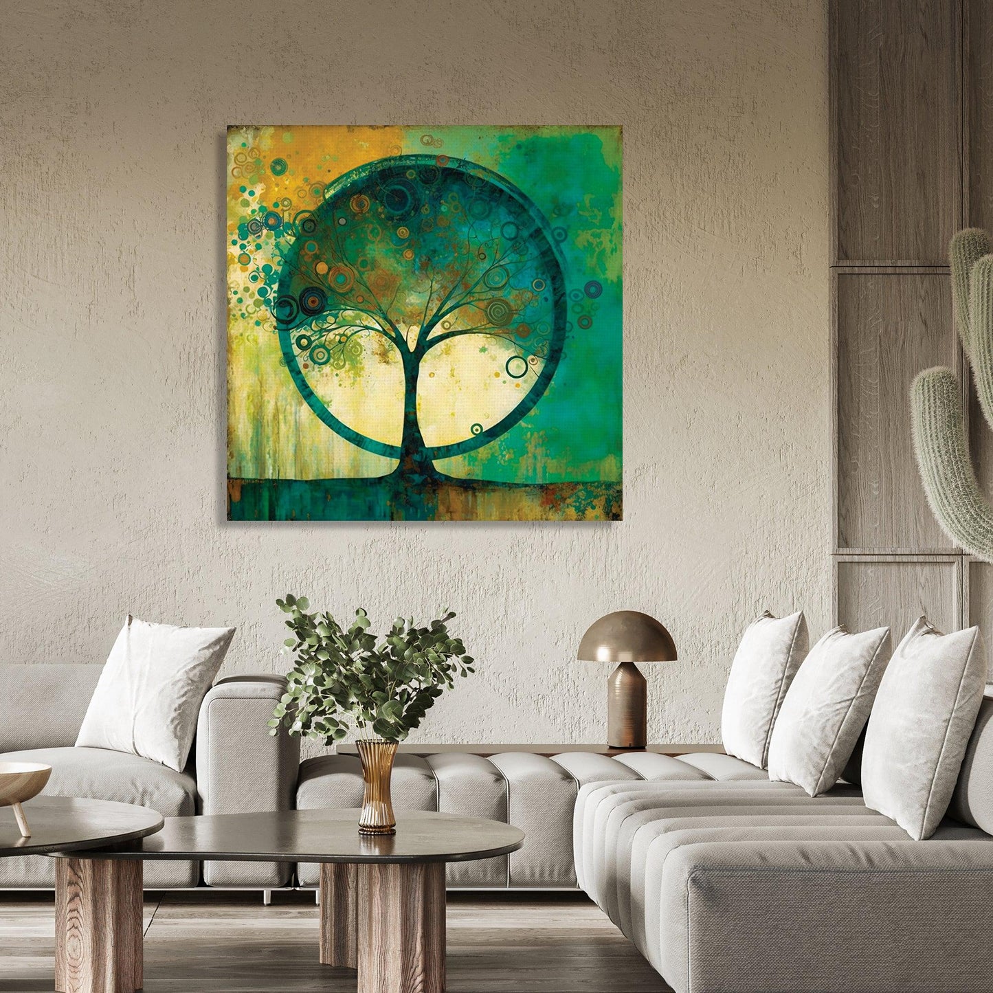 Kotart-Abstract Tree Canvas Art - Modern Art Canvas Painting-Posters, Prints, & Visual Artwork