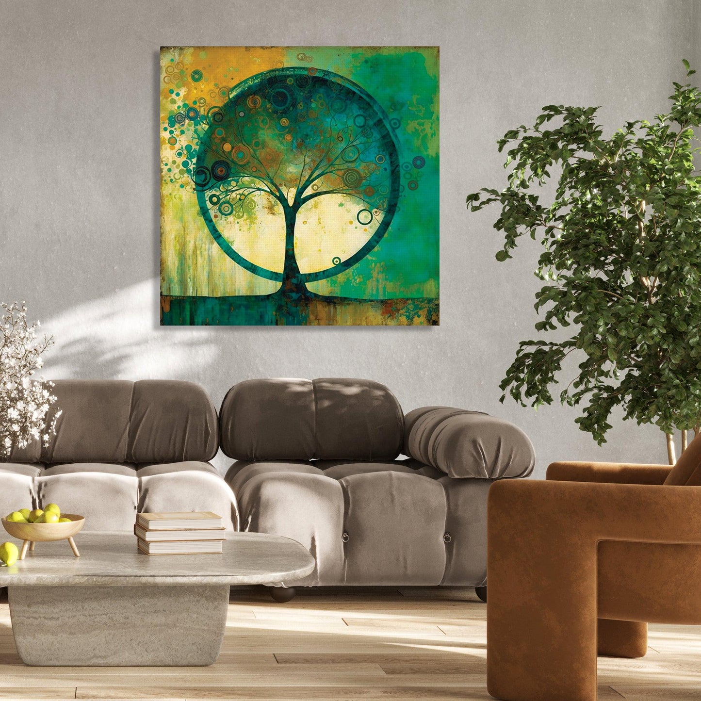 Kotart-Abstract Tree Canvas Art - Modern Art Canvas Painting-Posters, Prints, & Visual Artwork