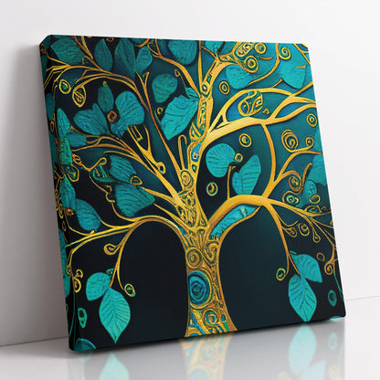 Kotart-Abstract Tree of Life Canvas Painting - Canvas Art-Posters, Prints, & Visual Artwork